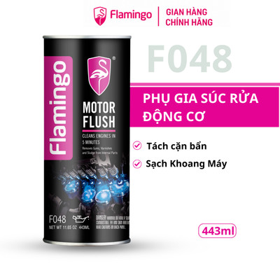 Phụ gia vệ sinh khoang máy Flamingo F048 443ml tẩy sạch cặn bẩn bám lâu ngày - Hãng Phân Phối Chính Thức