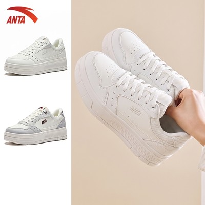Anta Giày sneakers nam nữ thời trang thể thao đế bằng Giày unisex form đế bằng bám sàn 9226A8003