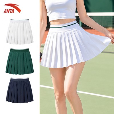 ANTA Nữ Training Chân Váy Tennis có quần bảo hộ thể thao Woven Skirt Pickleball Tennis Badminton A-line 9626B7204A
