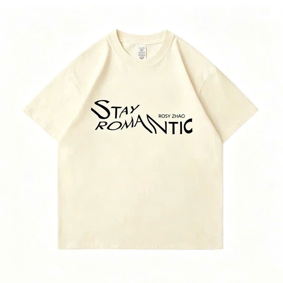 Áo thun unisex ECOCHIC B081 cotton mềm mại, cổ tròn