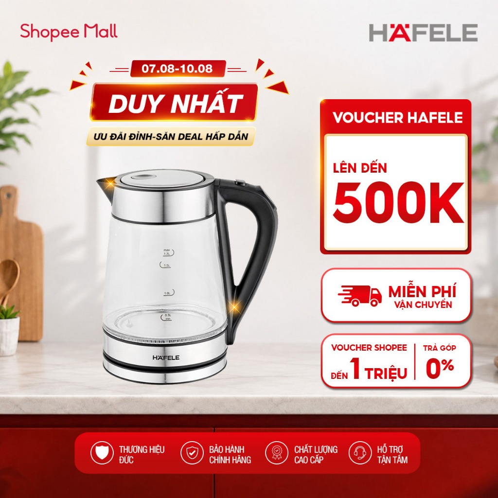 Ấm Đun Siêu Tốc HAFELE HS-K1701