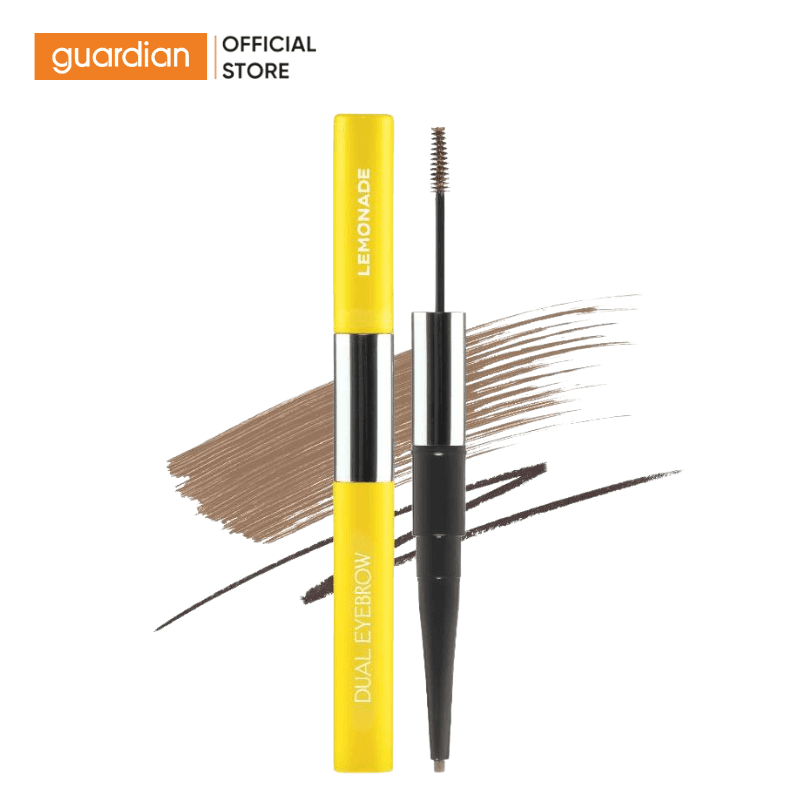 Chì Kẻ Mày 2 Đầu LEMONADE Want It Got It Dual Eyebrow Gray Brown Màu Nâu Xám 2Gr+2ml
