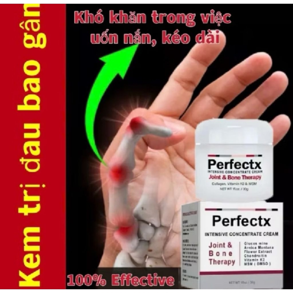  Kem Bôi Xương Khớp Cơ Bắp Perfectx -Hỗ Trợ Vận Động, Giảm Đau