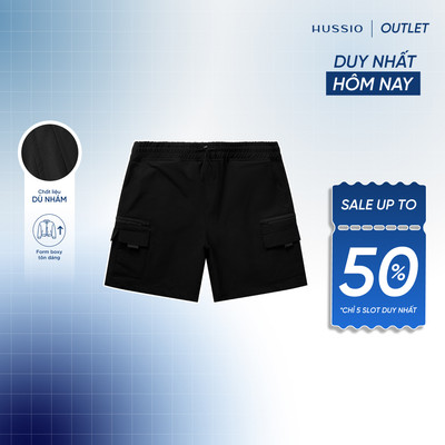 [DUY NHẤT 27.8] Quần short đa năng 8 TÚI vải DÙ NHÁM, trượt nước, chống bám bụi, ngăn trầy xước, bền bỉ - HUSSIO