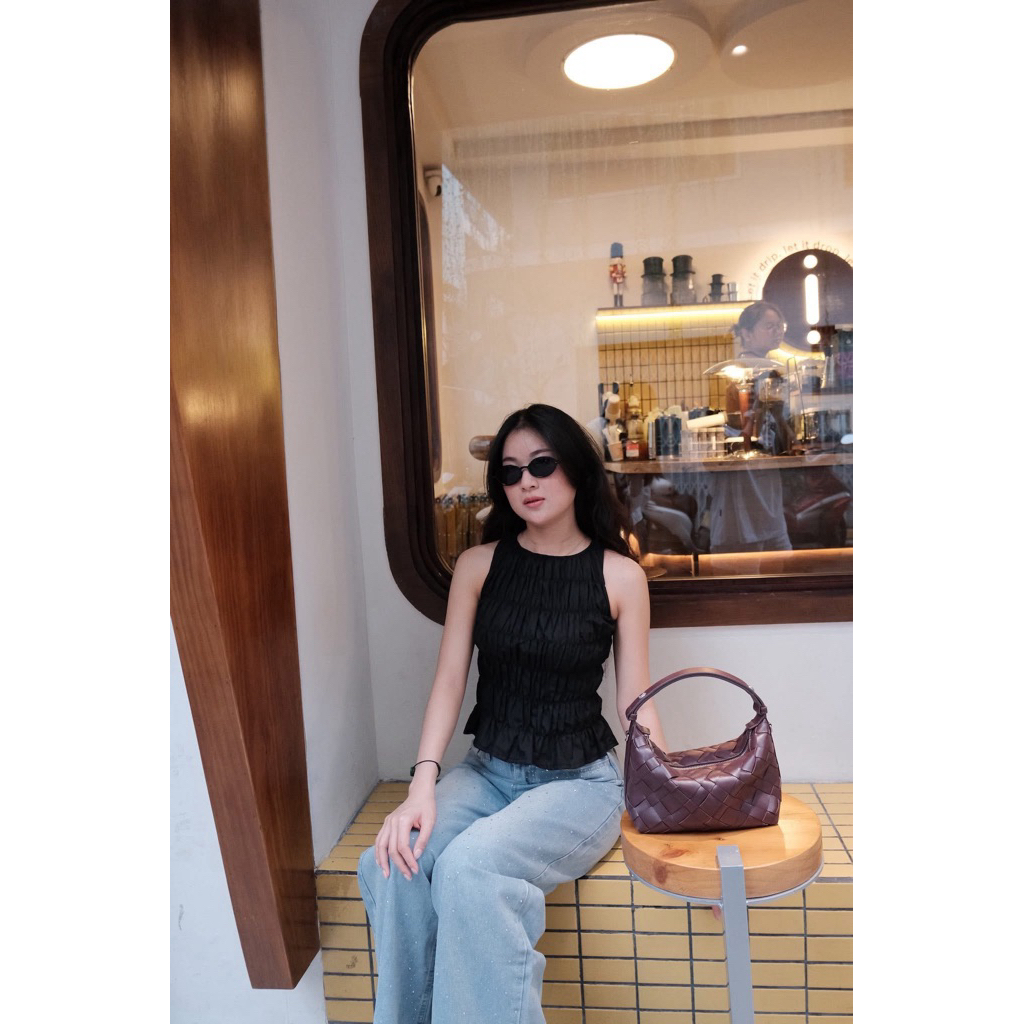 [ Hàng Mới] 𝐏𝐄𝐀𝐂𝐄 - 𝐊𝐀𝐋𝐈𝐄 𝐓𝐎𝐏 áo 3 lỗ ôm body co giãn style dễ thương, style basic