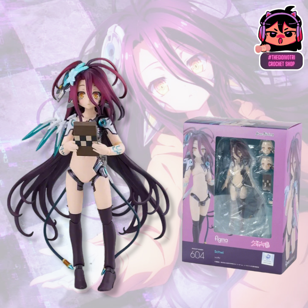 FIGMA 604 (AUTHENTIC) HIGH QUALITY ACTION FIGURE "SCHWI DOLA - NO GAME NO LIFE" (NEWSEAL)