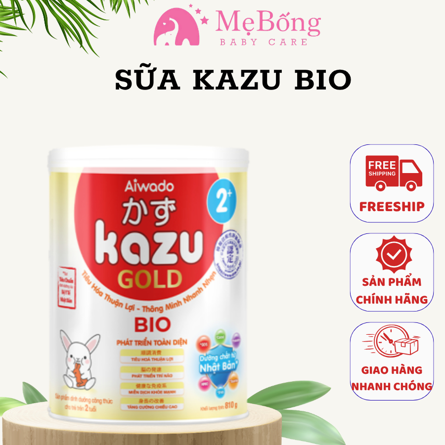 Sữa Kazu Gold Bio 810g – Tiêu hóa thuận lợi thông minh nhanh nhẹn (Date mới nhất)