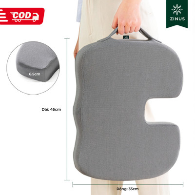 Đệm Gối Lót Ghế Memory Foam Hỗ Trợ Cột Sống Cho Dân Văn Phòng - Seat Cushion Memory Foam
