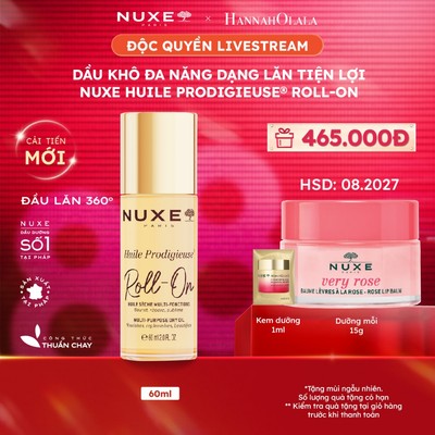 [CHỌN MÀU ĐỂ MUA] Dầu Khô Đa Năng Dạng Lăn Tiện Lợi Nuxe Huile Prodigieuse® 60ML