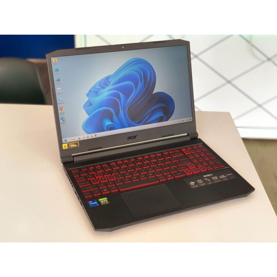 ACER NITRO 5 AN515-57 GAMING CORE I5 11400H RAM 16GB SSD 512GB 15.6INCH 144HZ VGA RTX 3050 RGB