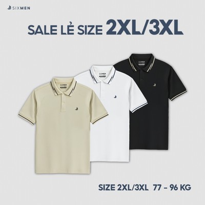 [Lẻ size 2XL/3XL, 77-96kg] Polo Feelmax Premium - 2XL/3XL