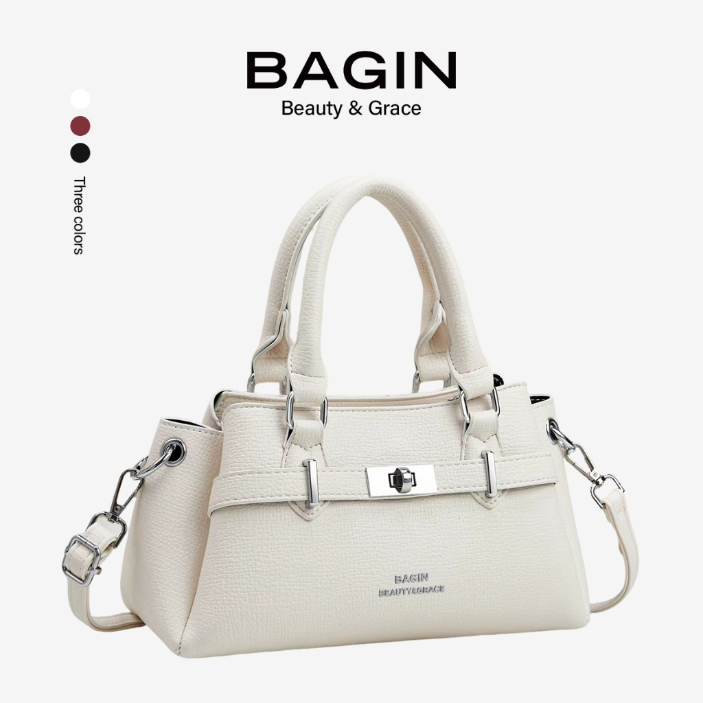 BAGIN NEW Túi xách nữ cao cấp phong cách thời thượng cá tính túi cầm tay thời trang 1217