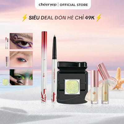 [DEAL ĐÓN HÈ] Phấn Mắt Cheeryep Kẻ Mắt Eyeliner Bắt Sáng Tốt Lên Màu Chuẩn Hiệu Ứng Chuyển Màu