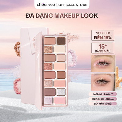 [LIVE] Bảng Phấn Mắt CHÉERYEP Hồng Đào Nhạt Đa Năng Dễ Dùng Trang Điểm Hằng Ngày Phấn Mịn Dễ Tán Bền Màu