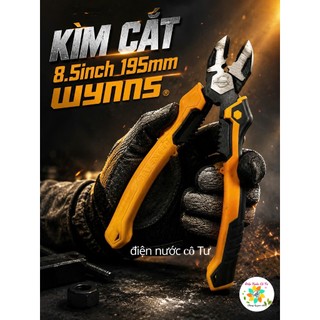 Kìm Cắt 8inch 190mm GOODMAN - Kìm cắt cho thợ điện, kìm cắt dây điện, kẽm, dây nhựa GOODMAN