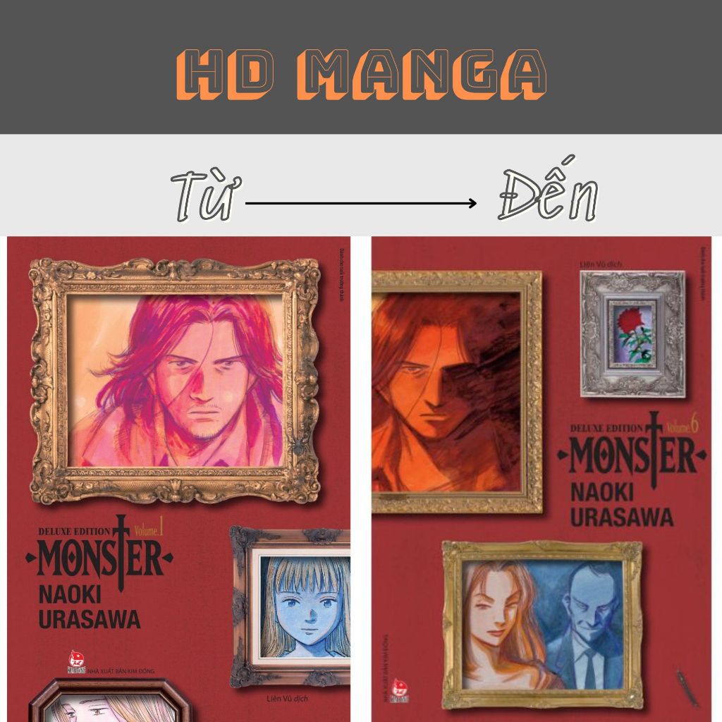 Truyện tranh - MONSTER - Deluxe Edition - Tập 1 2 3 4 5 6 7 8 9 - NXB Kim Đồng