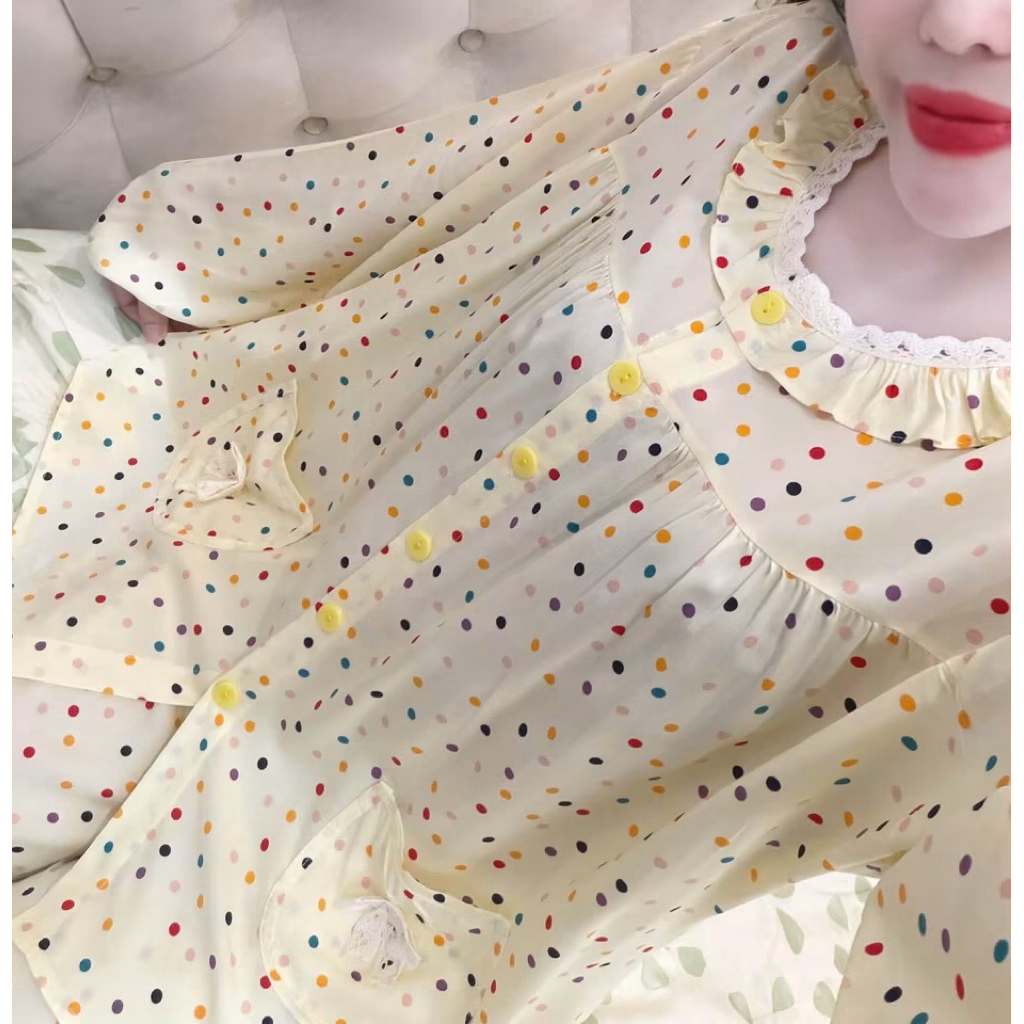Set Bộ Tole Thiết Kế Trẻ Trung Cài Nút Babydoll - HN CLOSET