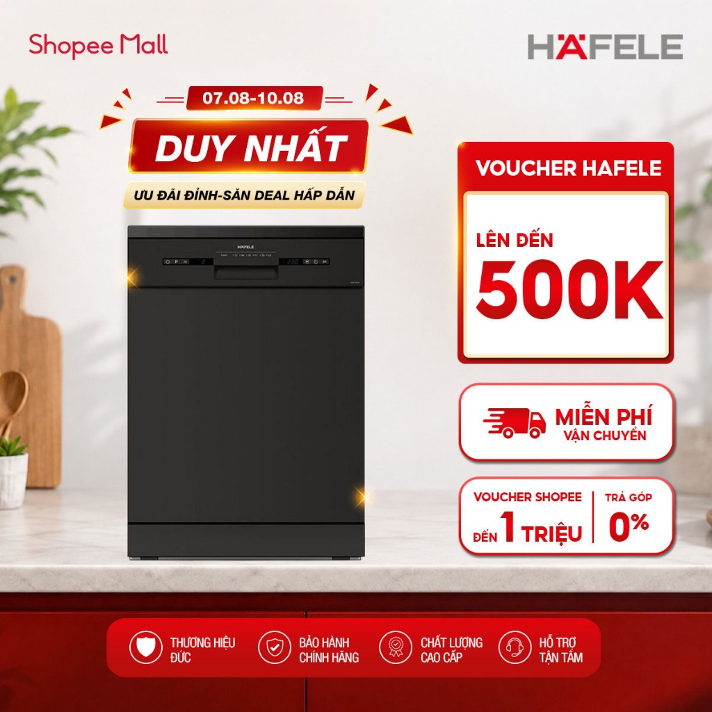 Máy rửa chén Hafele HDW-F601B 535.29.670