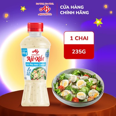 [CHÍNH HÃNG] Xốt phô mai Caesar "Aji-Xốt" 235g/chai