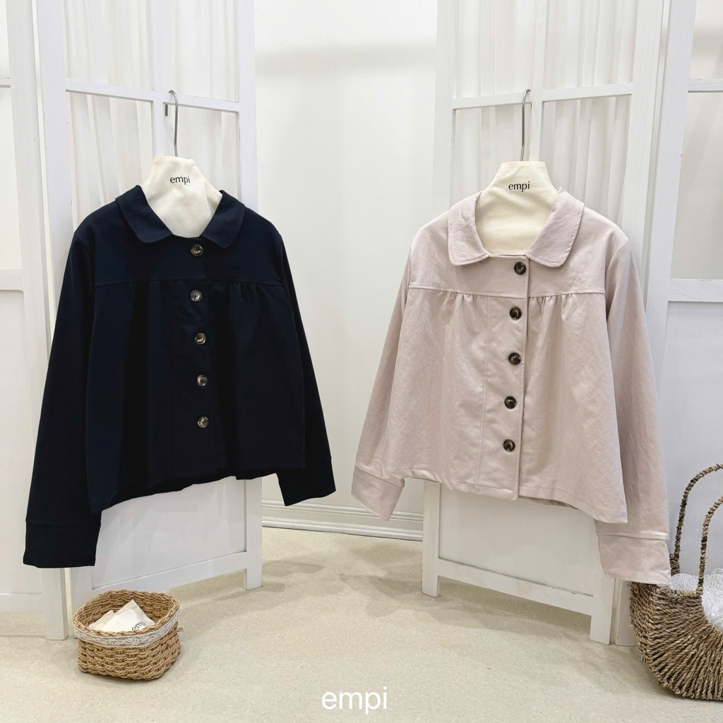 [Pre oder] 𝐑𝐨𝐲𝐞𝐞 𝐜𝐥𝐨𝐬𝐞𝐭 | 60191 Áo kaki kiểu sơ mi pha cotton mềm không nhăn chuẩn l1 qccc