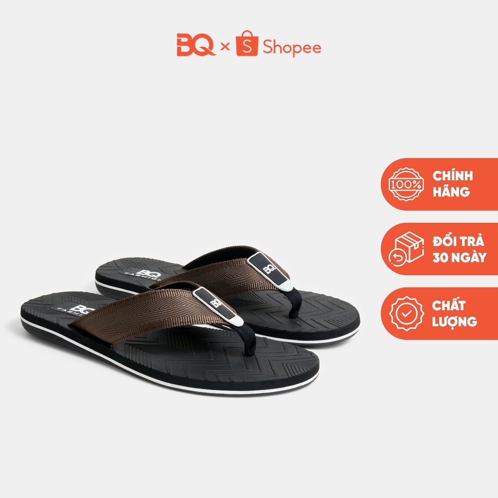 Dép xỏ ngón kẹp nam đế bằng êm nhẹ phối màu trẻ trung BQ CP252