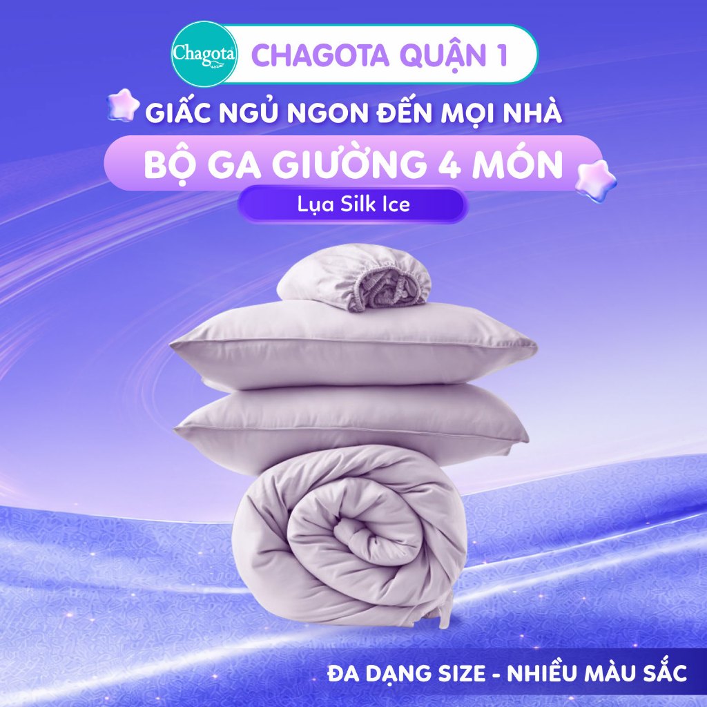Bộ Chăn Ga Gối Lụa Silk Ice, Chất Vải Mềm Mại, Duy Trì Nhiệt Độ, Màu Sắc Nhẹ Nhàng 1mx2m Đến 2mx2m2