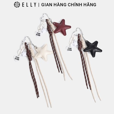 Charm ngôi sao ELLY MK0130 phụ kiện treo túi xách thời trang cao cấp trang trí balo ví chìa khóa