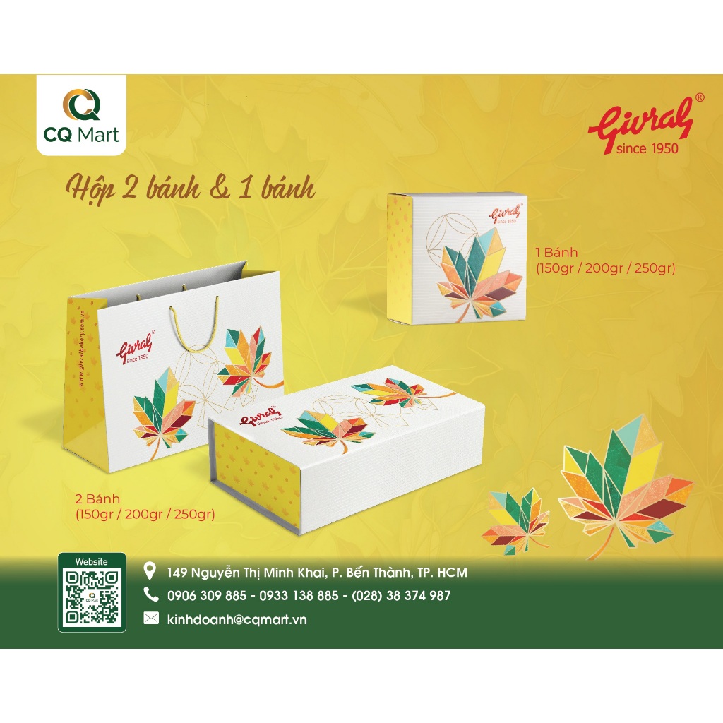 [Hỏa tốc] 8D_Bánh trung thu Givral Thập Cẩm Gà Quay 1 trứng 150g (Cái)