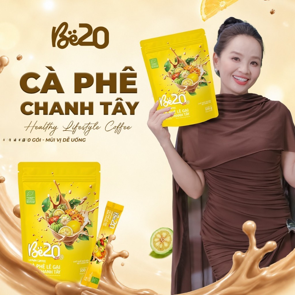 Cà Phê Vị Chanh Tây Lemon Coffee ( Mẫu Mới) Chính Hãng -  Túi Zíp