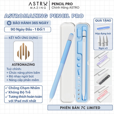 [Astro Pencil] Bút cảm ứng Stylus AstroMazing cho Pro 11 129 M1 M2 M3 M4 Air 4 5 6 Mini 7 Gen 8 9 10