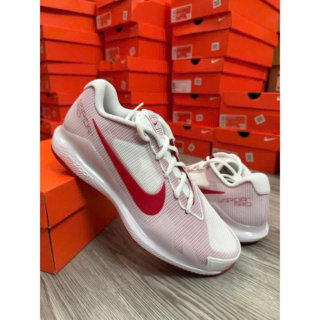 [Chuẩn Chính Hãng 💯] Giày Tennis/Pickleball Vapor Pro 'White Red' CZ0220-177