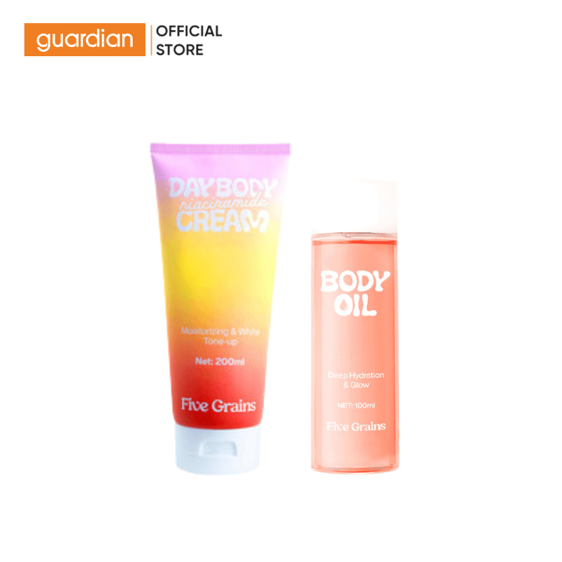 Combo Five Grains Kdt Toneup Ngay 200Ml & Five Grains Body Oil 100Ml