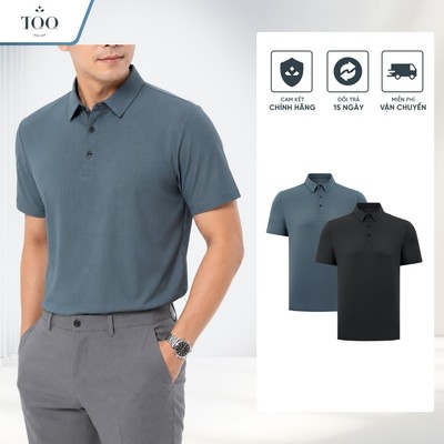 Áo Polo Cộc Tay Không Nhăn Vải Thun Lạnh Rất Mát Co Giãn 4 Chiều Trẻ Trung Nam Tính TQQ PK18C