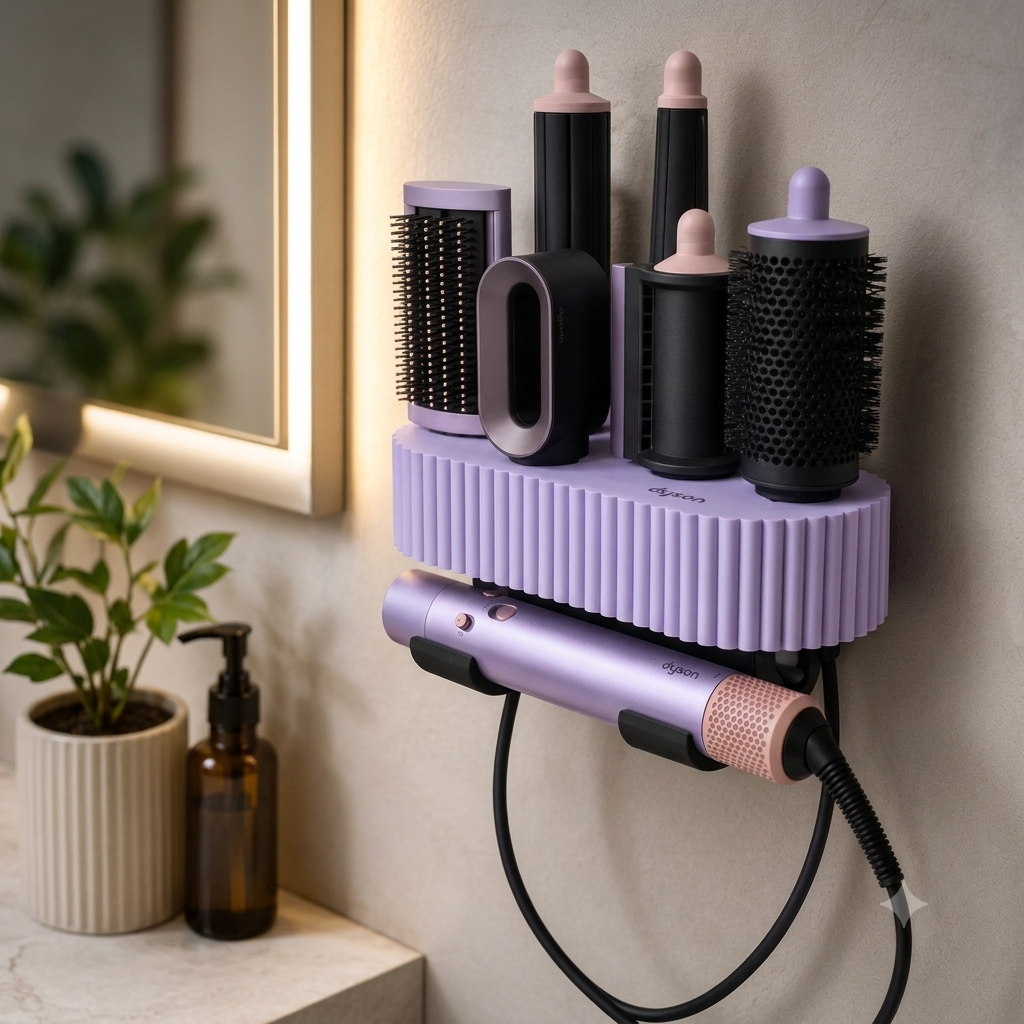 Kệ Treo Tường Dyson Airwrap Deco cao cấp  - Dyson Airwrap Wall Mount Organizer