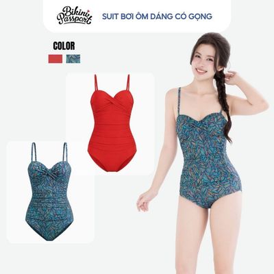 Đồ bơi một mảnh nữ có gọng định hình ngực ôm dáng đi biển - Bikini Passport - BS343_CN