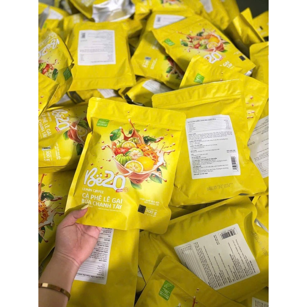 Cà Phê Chanh Tây Lemon Coffee Chính Hãng- Túi 30 Gói