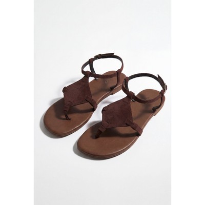 Giày sandal OLV quai mảnh thanh lịch Strappy Flat Sandals phù hợp đi làm đi chơi