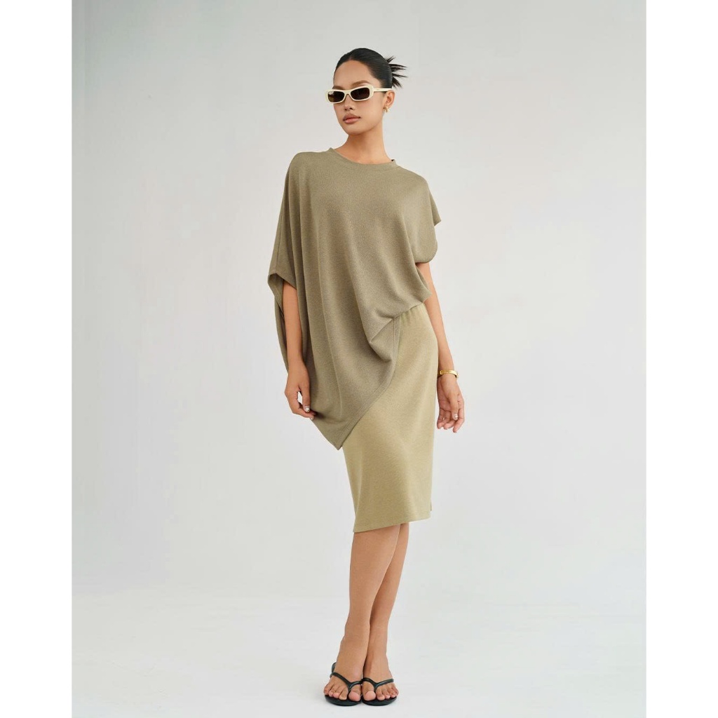 Chân váy chất thun dáng lửng BASIC CIAN SKIRT