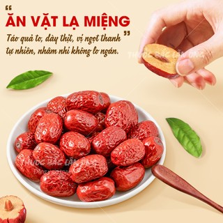 Táo đỏ Hàn Quốc sấy khô 500g, pha trà, ăn vặt, hầm canh thơm ngon bổ dưỡng - Lãn Ông
