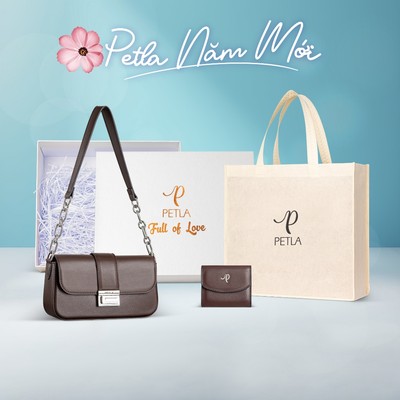 Túi nữ đeo vai dự tiệc cao cấp Petla LN32