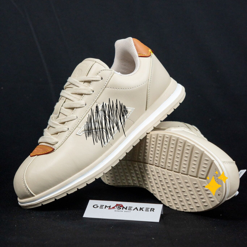 [GEM SNEAKER] Giày thể thao Luôn Vui Tươi Buttersoft màu be