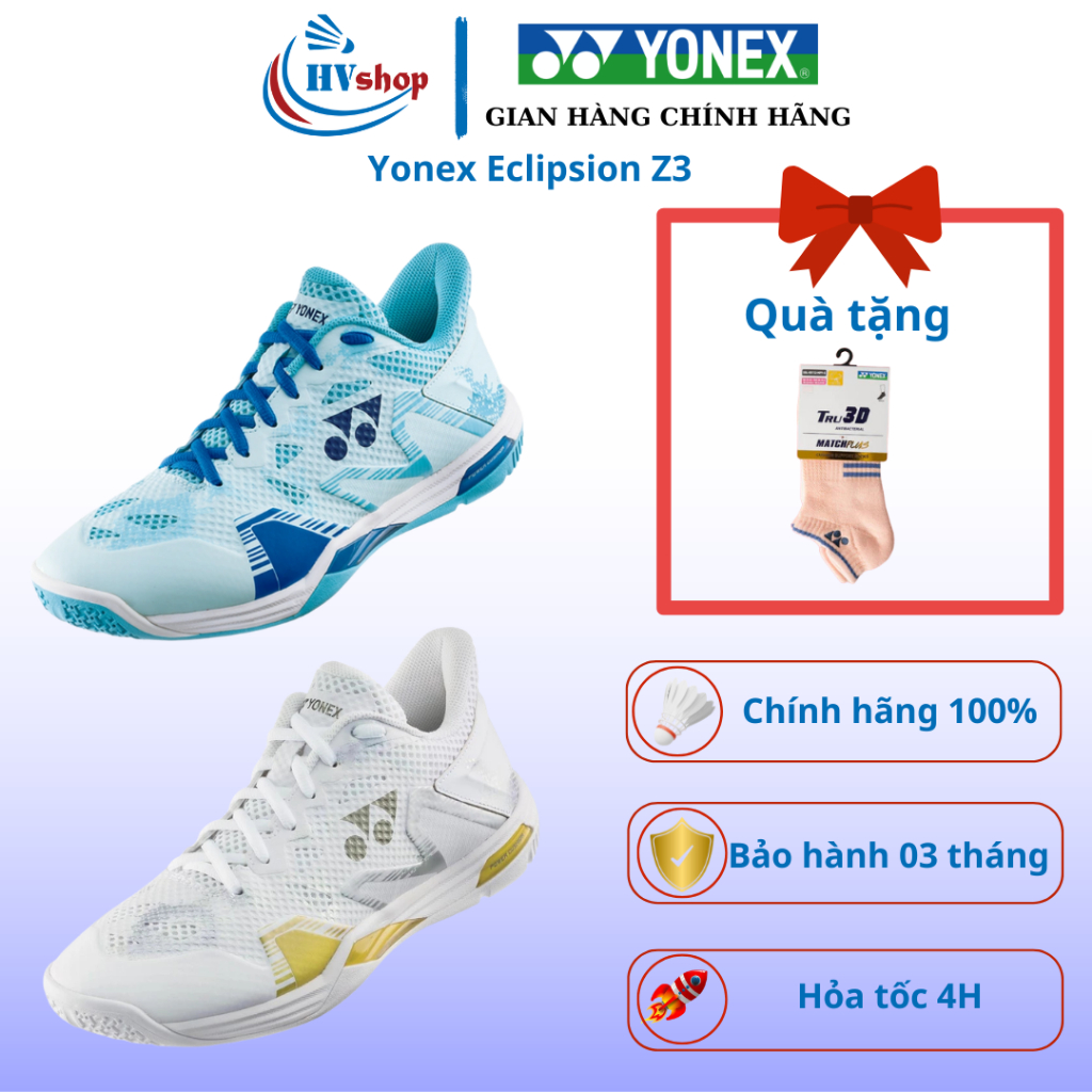 Giày thể thao cầu lông Yonex Eclipsion Z3 chính hãng, nhẹ nhàng, thoáng khí - HVShop