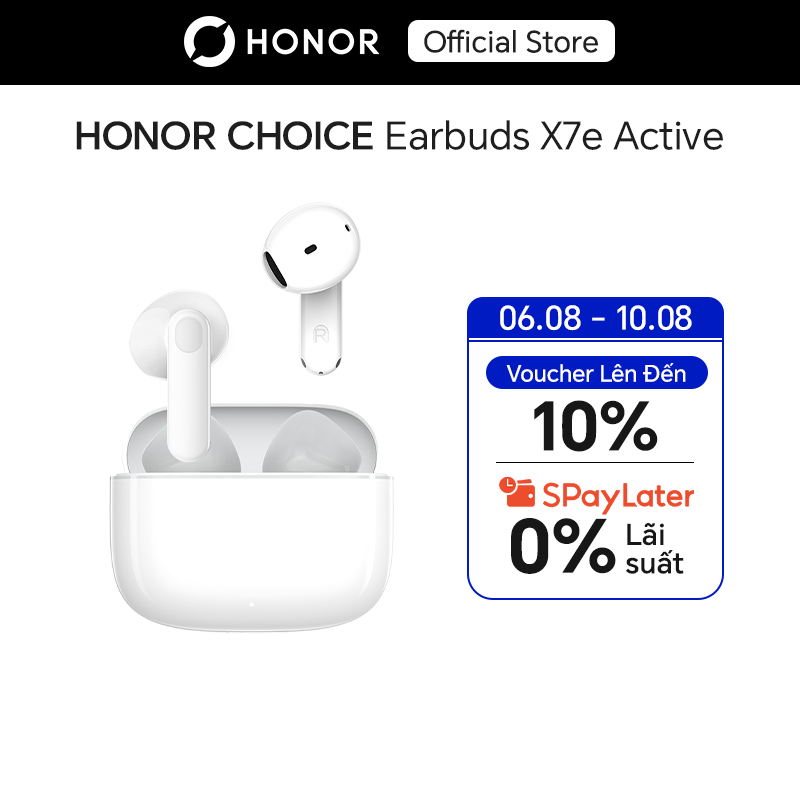 Tai Nghe Bluetooth Honor Choice Earbuds X7e Active | Thời lượng pin lên đến 38 giờ | Kháng bụi và nước IP54