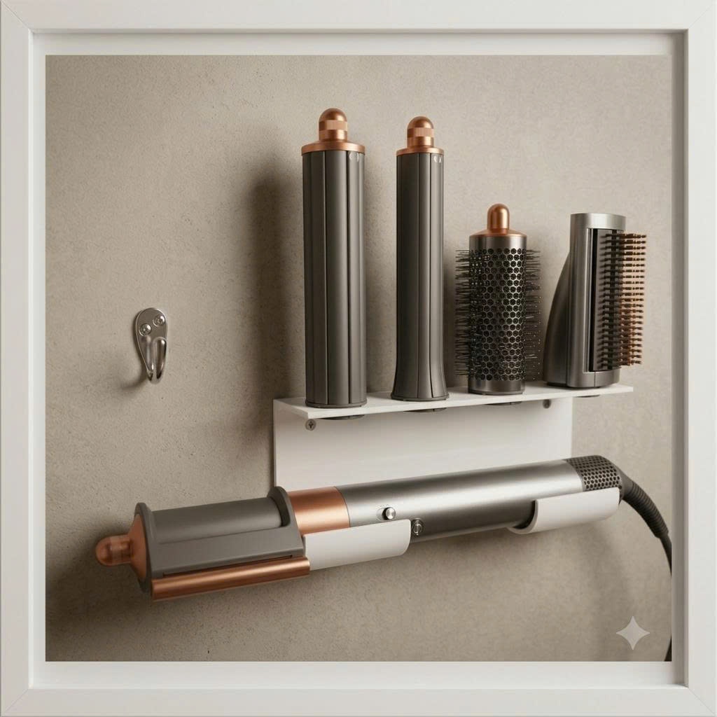 Kệ Treo Tường Dyson Airwrap tối giản, tối ưu không gian - Dyson Airwrap Wall Mount Organizer