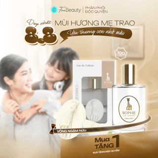 Nước Hoa Em Bé (Unisex) Từ 05 Tuổi Và Mẹ| Nhập Khẩu Pháp| Sophie La Girafe EDT| Hương Tự Nhiên 100ml
