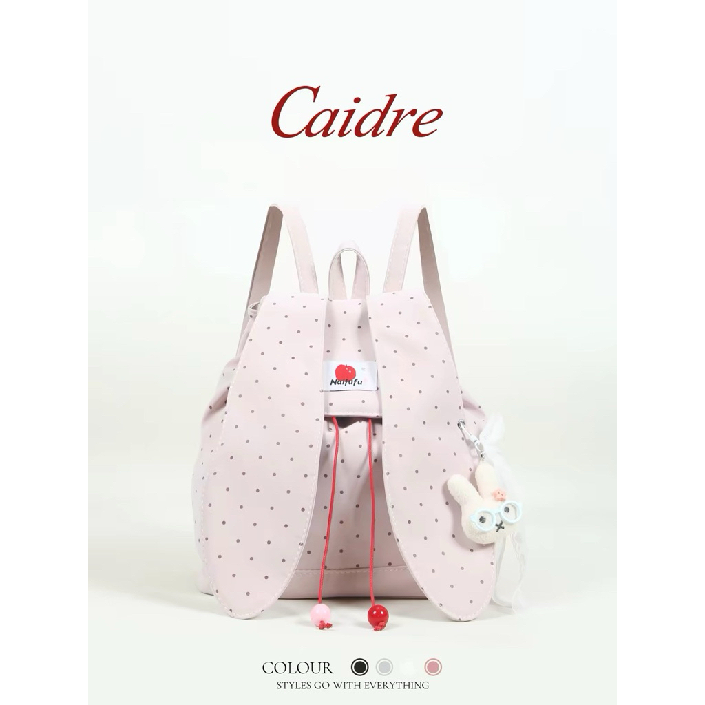(Order 15 ngày) BALO IFASHION CAIDRE TAI THỎ – DỄ THƯƠNG, DUNG TÍCH LỚN