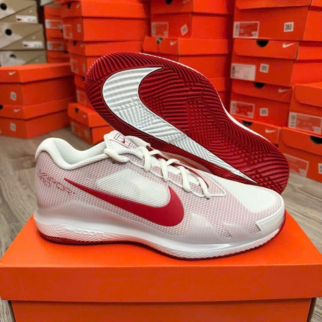 [Chuẩn Chính Hãng 💯] Giày Tennis/Pickleball Vapor Pro 'White Red' CZ0220-177