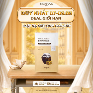 Mặt Nạ Mật Ong Hoàng Gia SKINFOOD Cấp Ẩm Royal Honey Propolis Mask 30ml