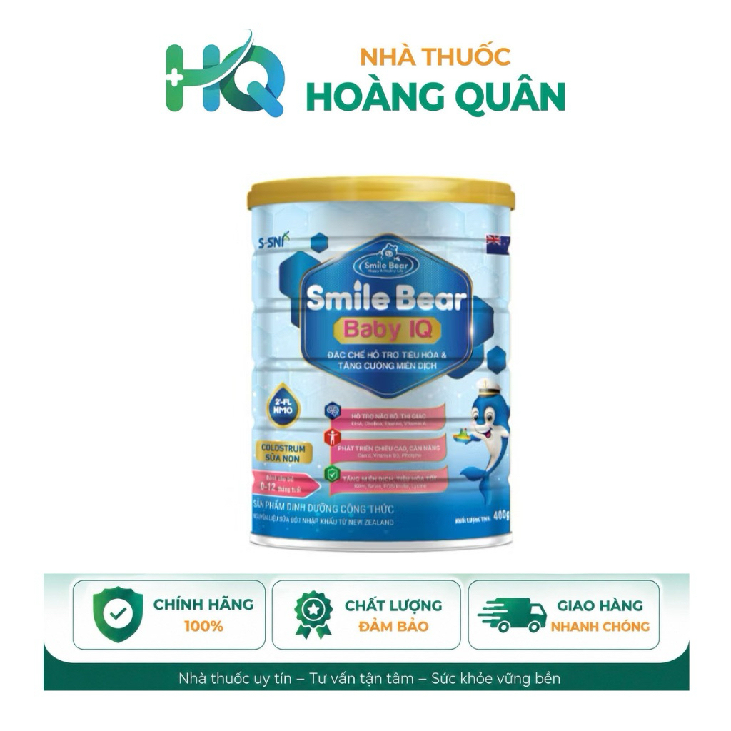 Sữa dinh dưỡng công thức Smile Bear Baby IQ
