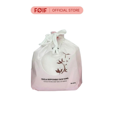 [HB Gift] [Hàng tặng không bán] TOOLA Disposable Face Towel 80 PCS - PC-TLA064